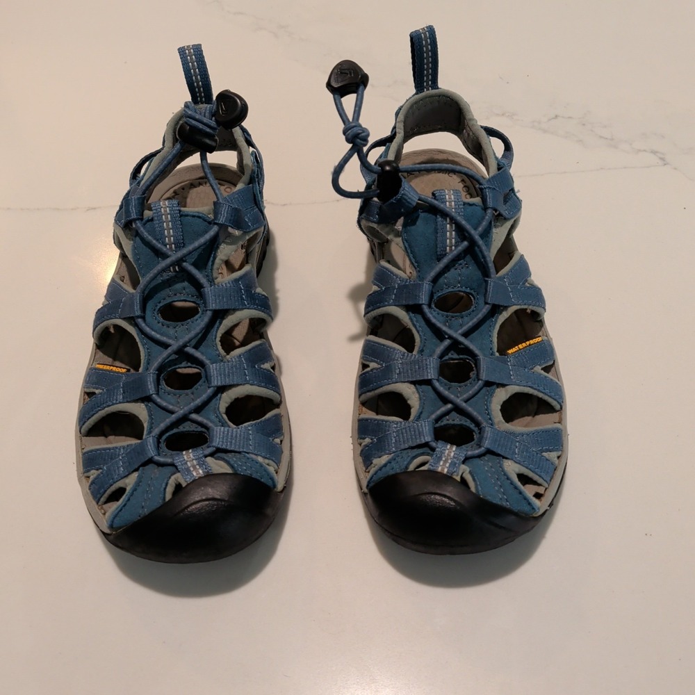 Keen Shoes Blue Waterproof Hiking Sandals Women's size 7